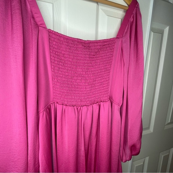 Kobi Halperin Women's Stavy Short Mini Dress in Pink Lady Sz. Large Flowy Sleek - Picture 6 of 14